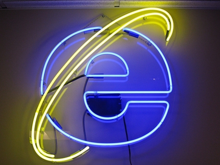 Neon IE Logo - neon, sign