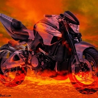 suzuki b-king hell bike