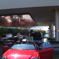 Red Convertible At Coeur d Alene Inn