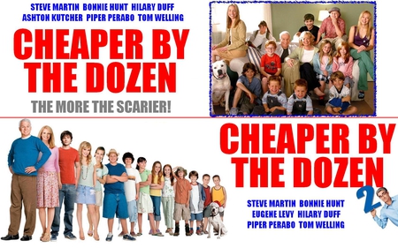 Cheaper By The Dozen 1 and 2 - steve martin, comedy, remake, family