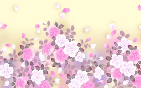 Flowers - purple, yellow, pink, flowers, flower