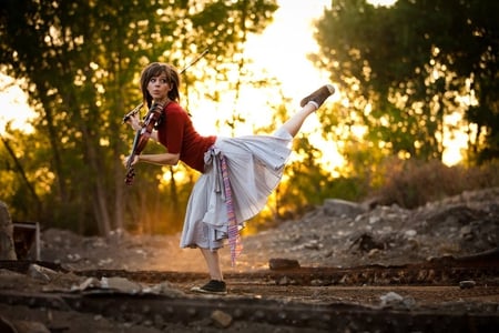 Lindsey Sterling - violin, amazing, girl, talent