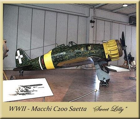 Aircraft for Lilly - aircraft, wwii, artwork, macchi, photoshop