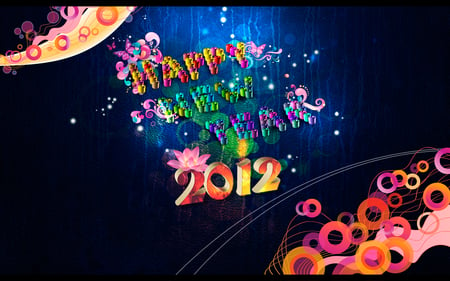 happy new year 2012 - nexus, wp, year, 2012, new, happy