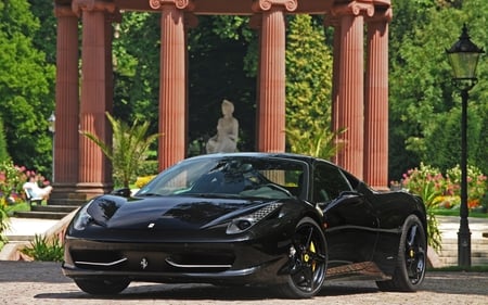 Ferrari 458 italia - black, italia, 458, ferrari