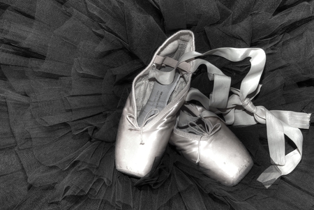 ♥ - pretty, ballet, dance, ballet shoes, tulle skirt