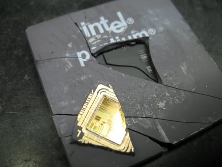 Intel Broken Processor - broken, processor, 2011, intel