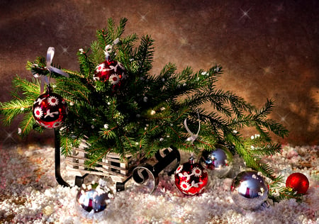 Merry Christmas - new year, beauty, xmas, happy holidays, magic, photography, colorful, magic christmas, christmas decoration, still life, balls, pretty, decorations, holiday, stars, ball, lovely, christmas, happy new year, christmas balls, merry christmas, beautiful, colors, decoration