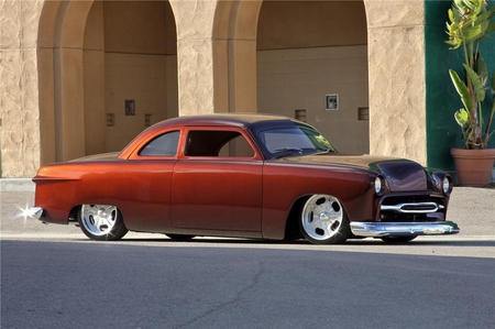 1950 Ford custom sedan - ford, 50, 1950, sedan, show car, cool, custom, classic, low