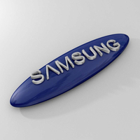 3D samsung logo by kerem kupeli