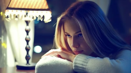 Pretty Face - face, female, blond, beautiful