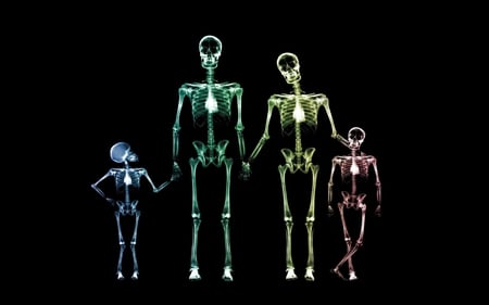 My Family In Xray mode - mode, family, funny, xray