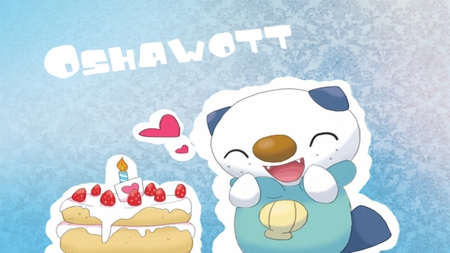 Oshawatt - funny, cute, water, tv, awesome, love, oshawatt, heart, pokemon, cake