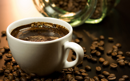 Coffee Time - coffee, abstract, photography, beautiful, beans, cup