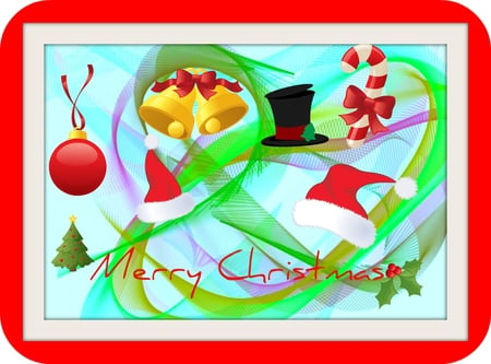 Merry Christmas - abstract, merry christmas, digital art, other