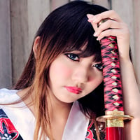 Chinese girl and Katana