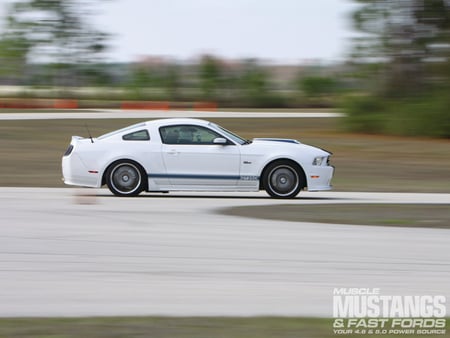 4. 2011 Shelby GT350 - white, ford, 2011, mustang