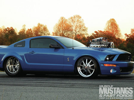 6. Fastlane Motorsports 2007 GT500 - blown, ford, blue, gt 500