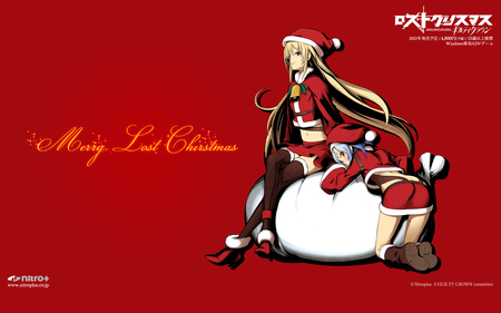 Guilty Crown - lost, christmas, red, nitroplus