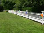 White Fence with Buckets