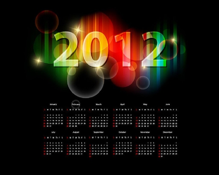 2012-Calendar - wallpaper, 2012, calendar, beautiful