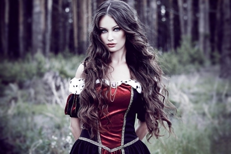 Galiullina Ehlvira - beautiful, hair, galiullina ehlvira, woman, eyes