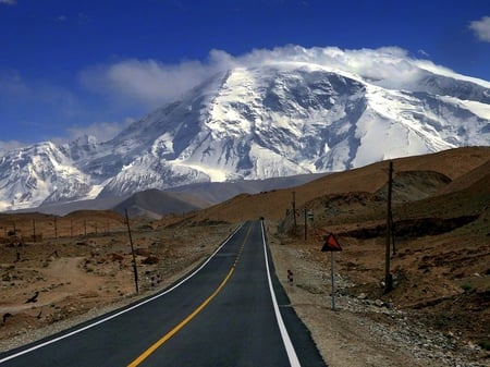 Muztagh Ata - snow, mountains, nature, sky