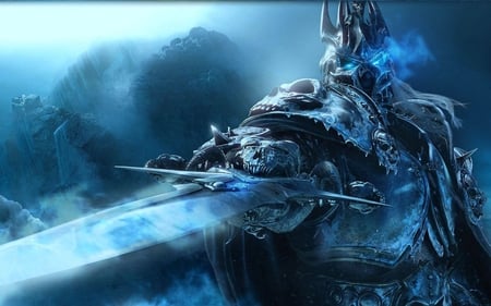 World of Warcraft: Wrath of the Lich King - game, world of warcraft, evil, sword, lich king, wrath, king, rpg