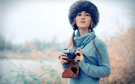 Girl - styling, camera, photography, girl, models female