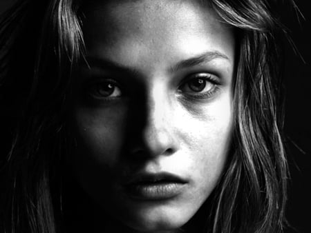 Missing you - missing you, eyes, alone, sad, missing, face, black and white, emotions, sadness, special, beautiful, photography, photoshop, beauty, you, feelings, woman