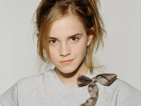 Emma Watson - young girl, female, cute face, long hair, actress