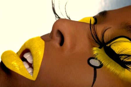 yellow lady - beautifull, models, yellow, woman