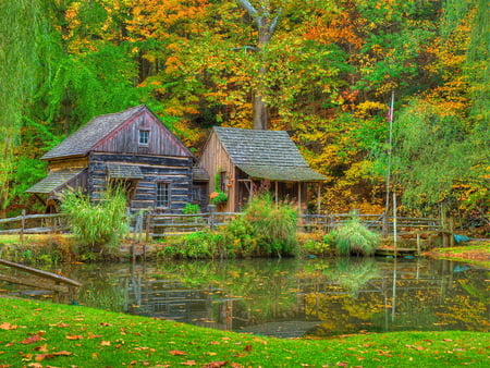 Farm in woods - Forests & Nature Background Wallpapers on Desktop Nexus ...