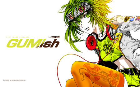 Gumish Gumi - volcaloid, beauty, wall, classic, anime, gumi, new