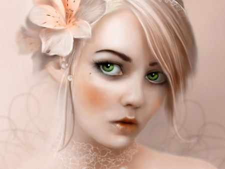 digital art CG my girl