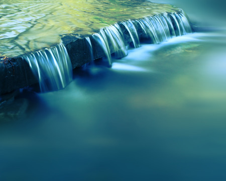 Gentle Dream Falls - japanese garden, nature, water, waterfalls, waterfall, zen