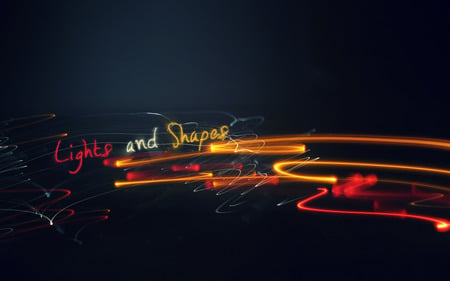 Lights and Shapes - shape, lights