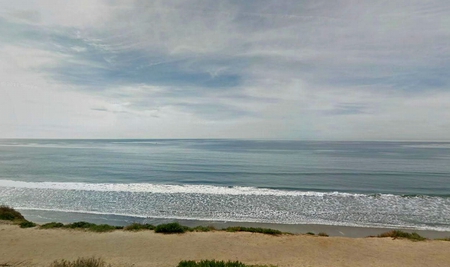 Pacific Ocean - sky, ocean, california, pacific, water, sand, waves