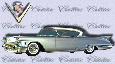 1958 Cadillac Eldorado Seville - cars, vintage, automobile, 1958cadillac, art, cadillac