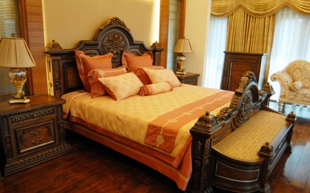 Bedroom. - room, style, interior design, bedroom