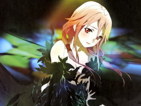 Yuzuriha Inori Newest - novel, anime, beauty, gothic, inori, new, wall