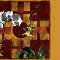 Orchids and Antique Gameboard F