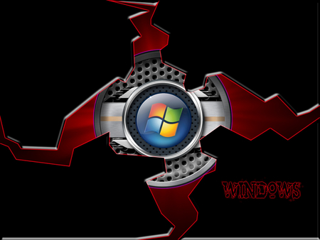 windows red - xp, hack, windows, hacked, colors, vista, silver, red, 7, technology