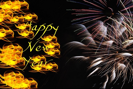 Happy New Year- 2012 - beatiful, happy, 2012, new, happy new year, year, abstract, art