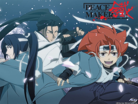 Peacemaker Kurogane - peacemaker kurogane, peacemaker, hijikata toshizo, okita souji