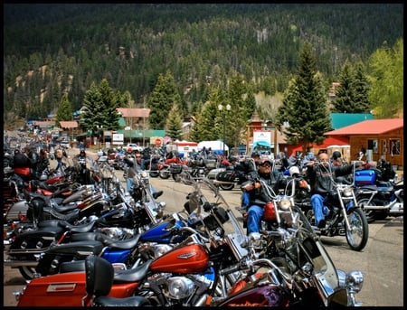 Ride into Red River, NM - harley, ride, motorcycle, rally