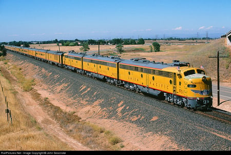 Union Pacific E9 - trains, union pacific, union pacific e9, e9