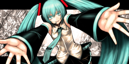 Hatsune Miku - vocaloid, anime, miku, uleq, hatsune