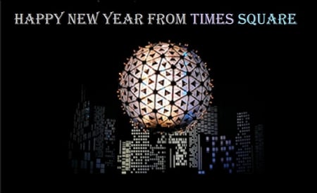 Times Square New Year - new years eve, new york, ball, times square