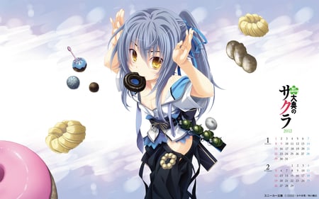 Empty x Embryo - sexy, girl, empty x embryo, anime, anime girl, food